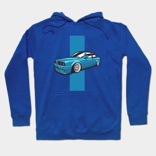 Blue E30 Coupe Classic Hoodie